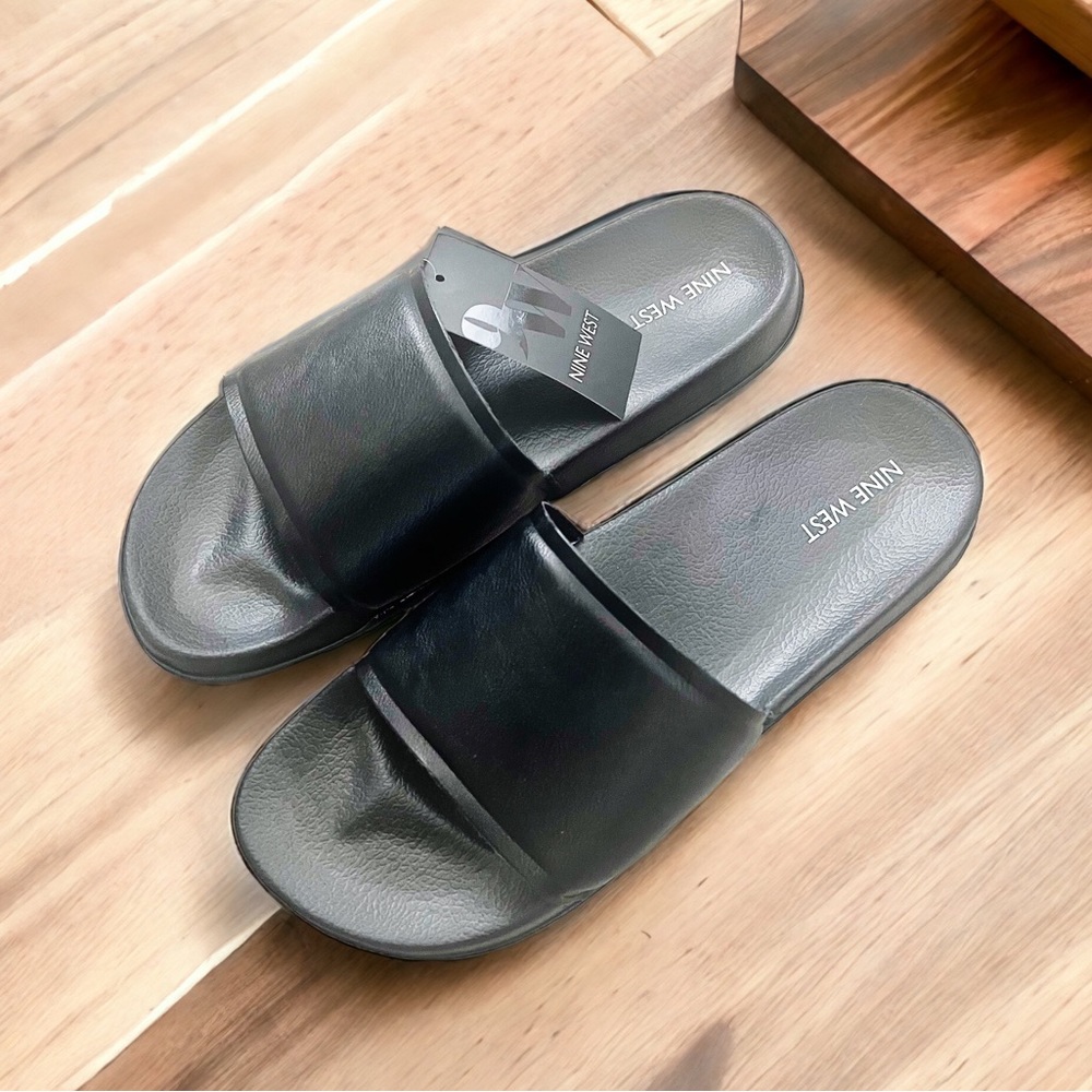 Nine West Tiago Slide Shoes, Black Men’s Size 12 New w/Tag